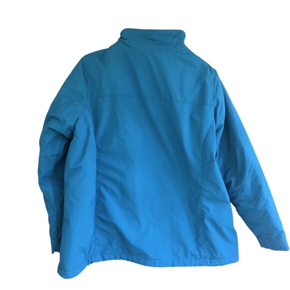 L.L. Bean Fleece Lined Insulated Winter Jacket Women’s Size 1X Nylon Poly Blue - Picture 3 of 13